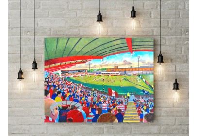 Hamilton Academical FC New Douglas Park Stadium Wall Art Canvas